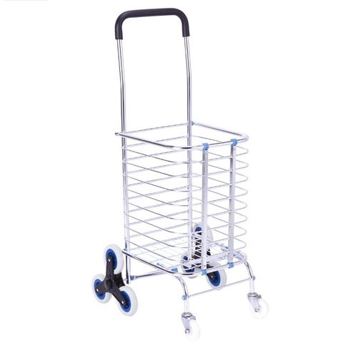 Xe Kéo Đi Chợ 3 Bánh Leo Cầu Thang Cao Cấp 801 - Xe Kéo Đa Năng Siêu Bền, Hợp Kim Nhôm Nhẹ, Dễ Dàng Di Chuyển Trên Địa Hình Gồ Ghề