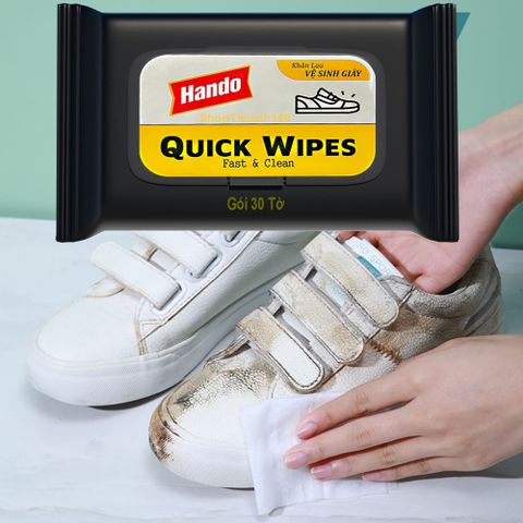 Gói Khăn Lau Vệ Sinh Giày Nhanh Quick Wipes HANDO Siêu tiện dụng