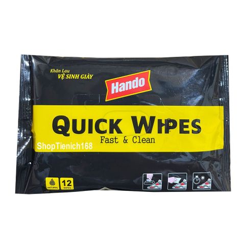 Gói Khăn Lau Vệ Sinh Giày Nhanh Quick Wipes HANDO Siêu tiện dụng