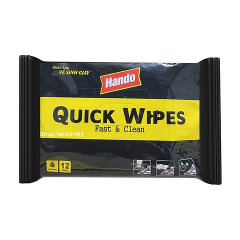 Gói Khăn Lau Vệ Sinh Giày Nhanh Quick Wipes HANDO Siêu tiện dụng