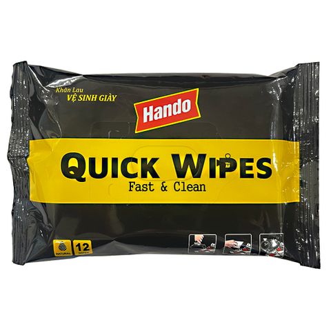 Gói Khăn Lau Vệ Sinh Giày Nhanh Quick Wipes HANDO Siêu tiện dụng