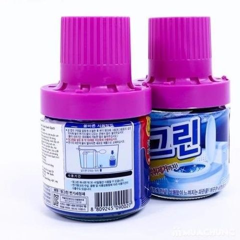 Chai Tẩy Vệ Sinh Bồn Cầu Xanh Hương Ngàn Hoa - Sản Phẩm Hàn Quốc Độc Quyền Giúp Bồn Cầu Sạch Như Mới