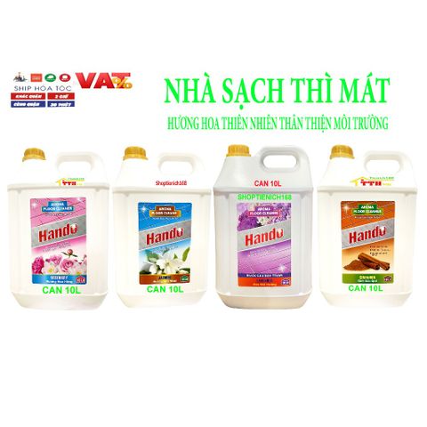 [NHÀ SẠCH THÌ MÁT] Nước thơm lau sàn Hando 10L  dùng cho Nhà hàng,khách sạn,vệ sinh công nghiệp...vv