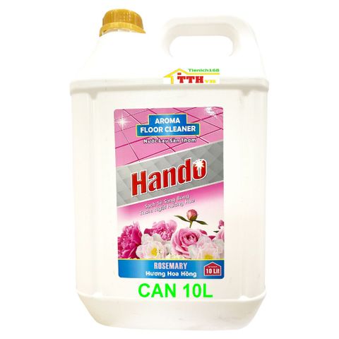 Nước Thơm Lau Sàn Hando 10L Hương Lavender - An Toàn, Diệt Khuẩn, Cho Nhà Hàng & Vệ Sinh Công Nghiệp