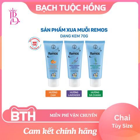 Chống muỗi Remos hương Sả/Lavender xua muỗi suốt 10 giờ