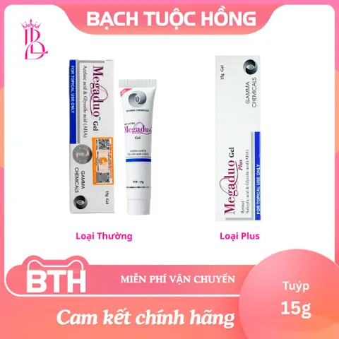Gel Megaduo Thường/Plus ngừa mụn trứng cá, ngừa thâm tuýp 15g