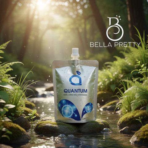 10 Túi Quantum Hydrogen - Nước Uống Lượng Tử Ion Kiềm Giúp Cân Bằng Axit, Chống Oxi Hóa