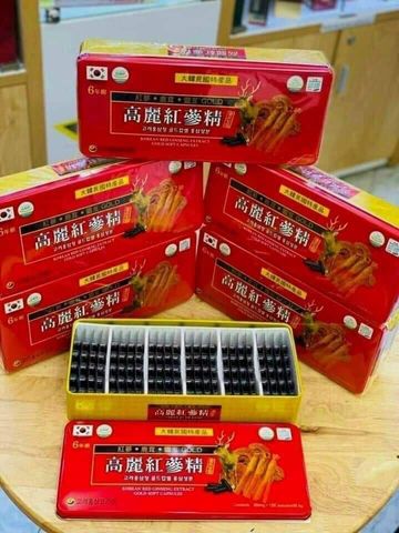 Viên Đạm Hồng Sâm Nhung Hươu Linh Chi Tổng Hợp - Tăng Cường Sức Khỏe, 120 Viên Hàn Quốc 