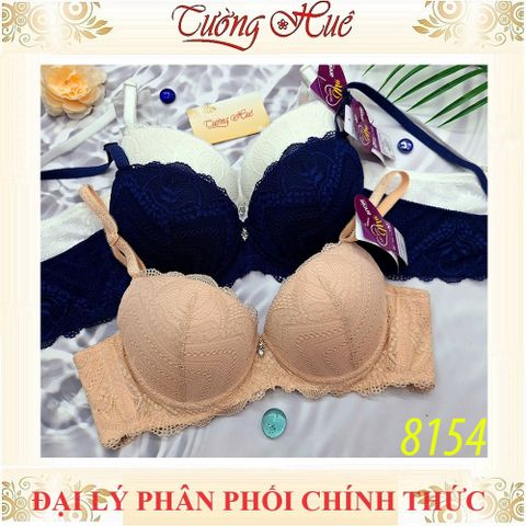 Áo Lót Nữ Annie 8154 Cúp B Cao Cấp Ren Mềm Mại, Mút Mỏng Có Gọng, Thời Trang Quyến Rũ Cho Nàng Yêu Thích Sự Sang Trọng