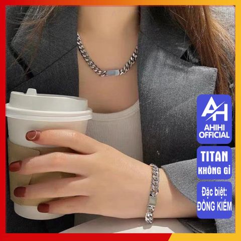 Dây Chuyền Nam Titan Cao Cấp - Phong Cách Hiphop Cá Tính, Chống Gỉ và Trầy Xước - Trang Sức Thời Trang Nam Đẳng Cấp