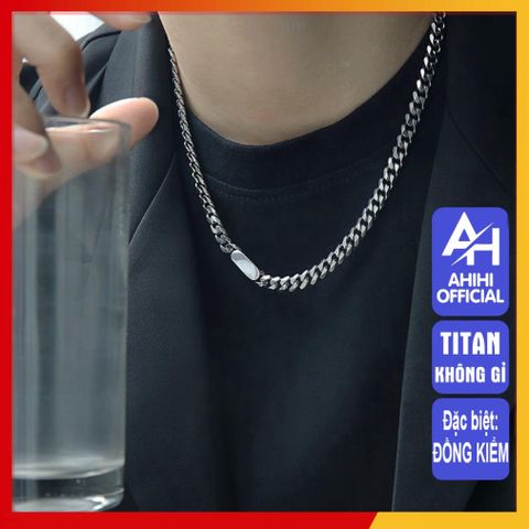 Dây Chuyền Nam Titan Cao Cấp - Phong Cách Hiphop Cá Tính, Chống Gỉ và Trầy Xước - Trang Sức Thời Trang Nam Đẳng Cấp