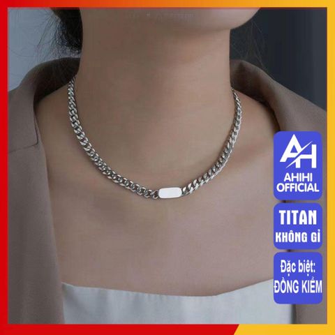 Dây Chuyền Nam Titan Cao Cấp - Phong Cách Hiphop Cá Tính, Chống Gỉ và Trầy Xước - Trang Sức Thời Trang Nam Đẳng Cấp