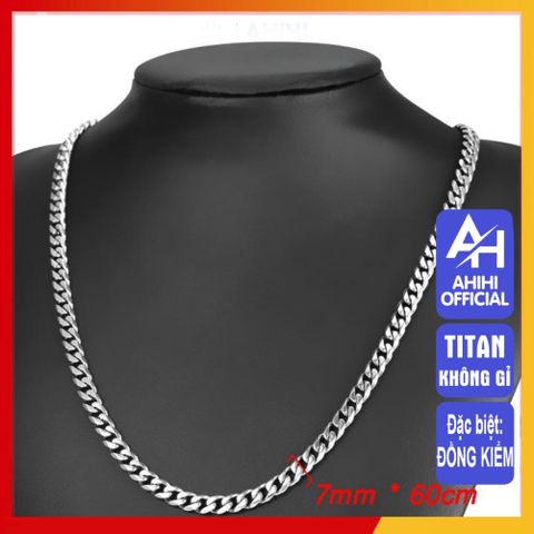 Dây Chuyền Nam Titan Cao Cấp - Phong Cách Hiphop Cá Tính, Chống Gỉ và Trầy Xước - Trang Sức Thời Trang Nam Đẳng Cấp
