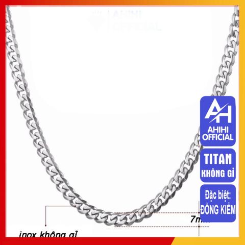 Dây Chuyền Nam Titan Cao Cấp - Phong Cách Hiphop Cá Tính, Chống Gỉ và Trầy Xước - Trang Sức Thời Trang Nam Đẳng Cấp