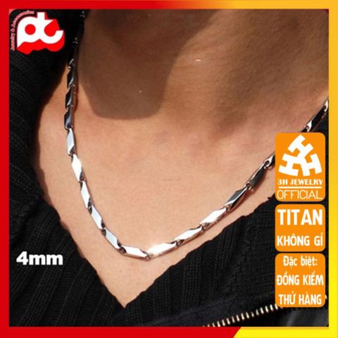 Dây Chuyền Nam Titan Cao Cấp Sang Trọng - Phụ Kiện Thời Trang Đẳng Cấp, Chống Gỉ Sét - Quà Tặng Ý Nghĩa cho Phái Mạnh