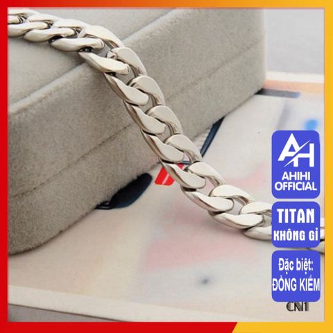 Lắc Tay Nam Titan Cao Cấp - Thiết Kế Nam Tính, Bền Bỉ, Không Gỉ, Phụ Kiện Thời Trang Sang Trọng Cho Phái Mạnh