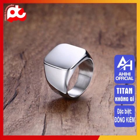 Nhẫn Titan Nam Cao Cấp - Thiết Kế Mạnh Mẽ Đẳng Cấp, Chống Gỉ Sét, Phụ Kiện Thời Trang Nam Thanh Lịch, Quà Tặng Ý Nghĩa