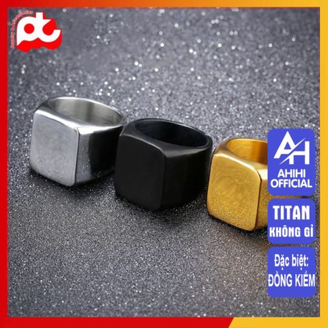 Nhẫn Titan Nam Cao Cấp - Thiết Kế Mạnh Mẽ Đẳng Cấp, Chống Gỉ Sét, Phụ Kiện Thời Trang Nam Thanh Lịch, Quà Tặng Ý Nghĩa