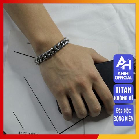 Vòng Tay Dây Xích Punk Hip Hop 7mm Thời Trang Hàn Quốc Nam - Vật Phẩm Độc Đáo Cho Fan Cá Tính
