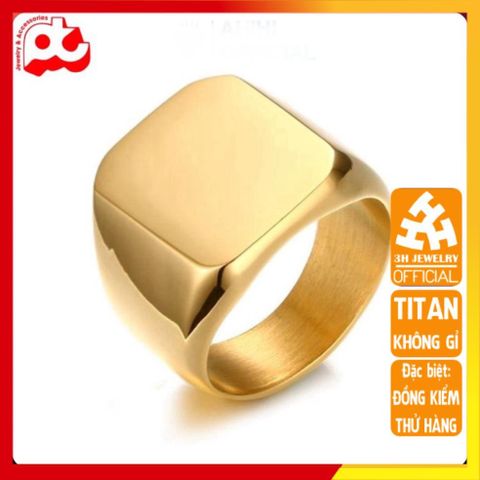 Nhẫn Nam Titan Cao Cấp - Phong Cách Đẳng Cấp, Mạnh Mẽ, Chống Gỉ và Chống Trầy Xước, Phụ Kiện Thời Trang Nam