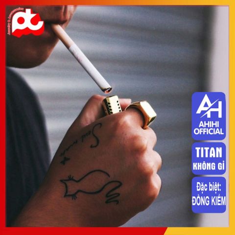 Nhẫn Nam Titan Cao Cấp - Phong Cách Đẳng Cấp, Mạnh Mẽ, Chống Gỉ và Chống Trầy Xước, Phụ Kiện Thời Trang Nam
