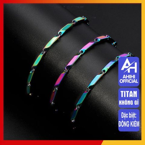 Lắc Tay Nam Titan Cao Cấp - Thiết Kế Nam Tính, Bền Bỉ, Thời Trang Sang Trọng, Phù Hợp Với Mọi Dạng Cổ Tay
