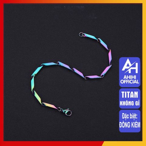 Lắc Tay Nam Titan Cao Cấp - Thiết Kế Nam Tính, Bền Bỉ, Thời Trang Sang Trọng, Phù Hợp Với Mọi Dạng Cổ Tay