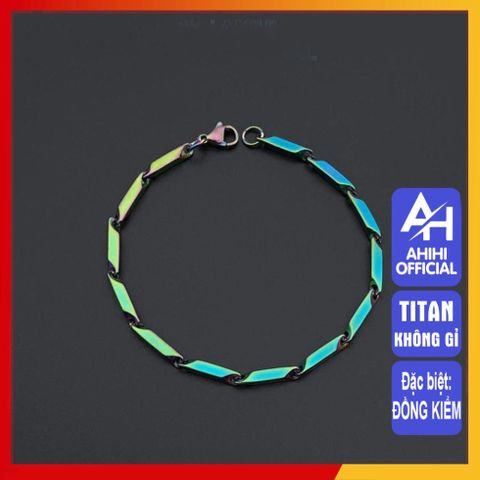 Lắc Tay Nam Titan Cao Cấp - Thiết Kế Nam Tính, Bền Bỉ, Thời Trang Sang Trọng, Phù Hợp Với Mọi Dạng Cổ Tay