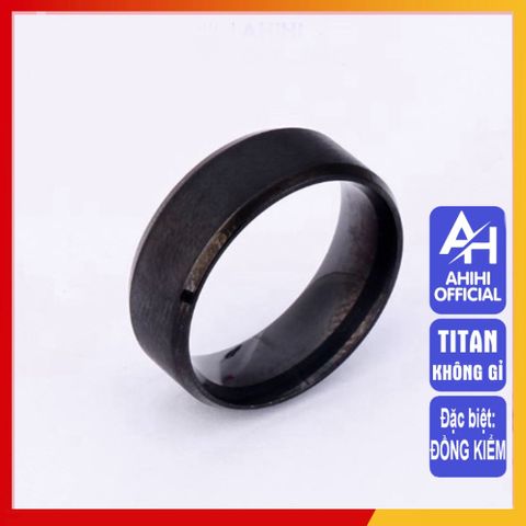 Nhẫn Titan Nam Cao Cấp - Thiết Kế Nam Tính, Chống Gỉ, Chống Trầy, Phụ Kiện Thời Trang Hiện Đại từ 3H JEWELRY
