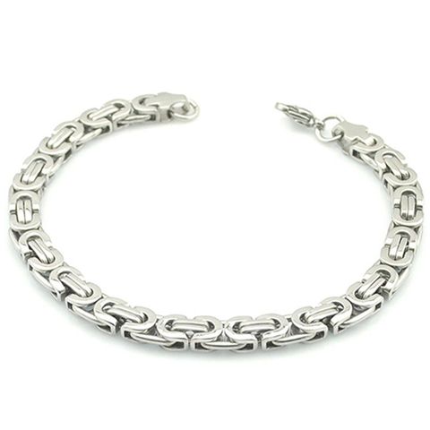 Dây Chuyền Nam Titan Cao Cấp - Thiết Kế Sang Trọng Ziczac Dẹp, Phong Cách Mạnh Mẽ, Bền Đẹp, An Toàn Cho Da