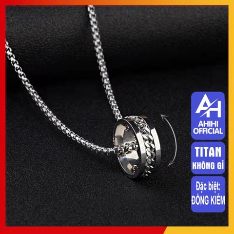 Dây Chuyền Titan Cao Cấp Nam Nữ Veins Brick - Thời Trang Đẳng Cấp Không Gỉ, Phong Cách Mạnh Mẽ, Quà Tặng Ý Nghĩa