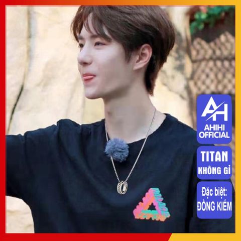 Dây Chuyền Titan Cao Cấp Nam Nữ Veins Brick - Thời Trang Đẳng Cấp Không Gỉ, Phong Cách Mạnh Mẽ, Quà Tặng Ý Nghĩa