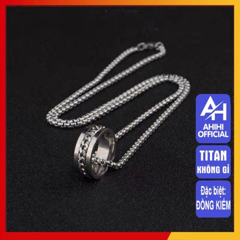 Dây Chuyền Titan Cao Cấp Nam Nữ Veins Brick - Thời Trang Đẳng Cấp Không Gỉ, Phong Cách Mạnh Mẽ, Quà Tặng Ý Nghĩa
