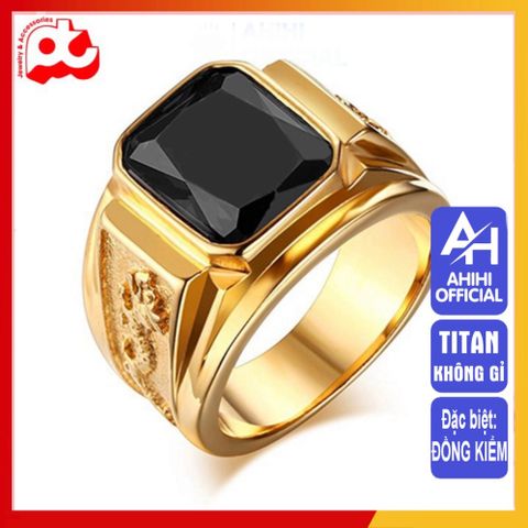 Nhẫn Nam Titan Cao Cấp Chạm Rồng - Phụ Kiện Thời Trang Nam Tính, Bền Bỉ, Không Gỉ, Lựa Chọn Quà Tặng Đặc Biệt