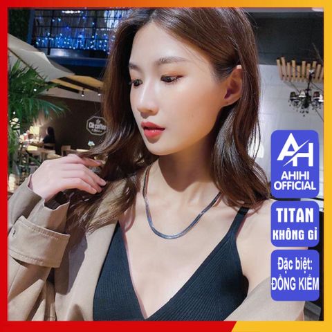 Dây Chuyền Titan Cao Cấp Nam Nữ - Phong Cách Mạnh Mẽ, Chống Gỉ Sét và Trầy Xước - Trang Sức Thời Trang Đẳng Cấp 4mm