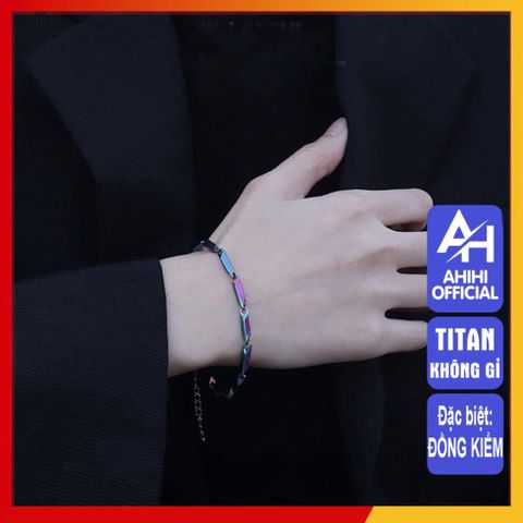 Lắc Tay Titan Cao Cấp Nam Nữ - Chất Liệu Không Gỉ, Thiết Kế Thời Trang Đẳng Cấp, Nhiều Kích Cỡ và Màu Sắc - Phụ Kiện Sang Trọng
