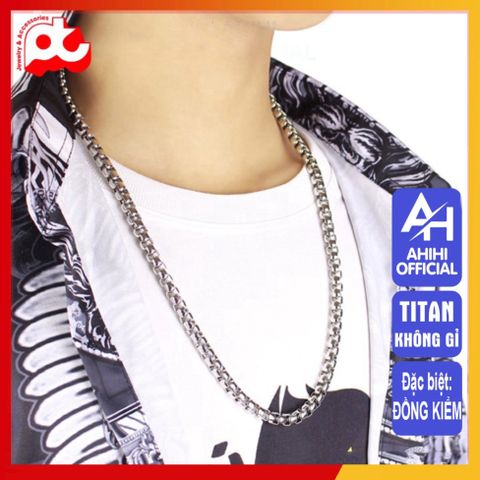 Dây Chuyền Nam Titan Cao Cấp - Phong Cách Mạnh Mẽ, Không Gỉ, An Toàn Cho Da - Trang Sức Đẳng Cấp Nam Mới Nhất 2023