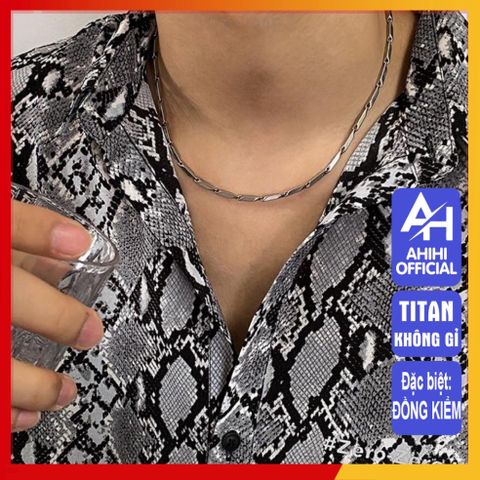 Dây Chuyền Titan Cao Cấp Nam Nữ - Vòng Cổ Xích Trơn Thời Trang Đẳng Cấp, Không Gỉ, Phù Hợp Mọi Phong Cách