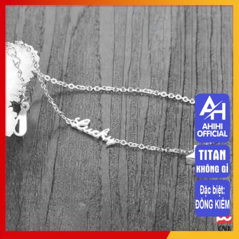 Lắc Chân Nữ Titan Cao Cấp - Sang Trọng, Không Gỉ, Thiết Kế Thanh Lịch, Phụ Kiện Thời Trang Duyên Dáng, Tặng Quà Hoàn Hảo