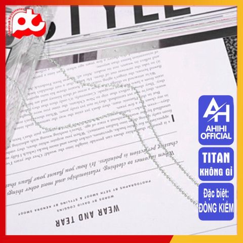 Dây Chuyền Nữ Titan Cao Cấp - Sang Trọng, Tinh Tế, Không Đen, An Toàn Cho Da - Phụ Kiện Thời Trang Nữ Hàng Đầu