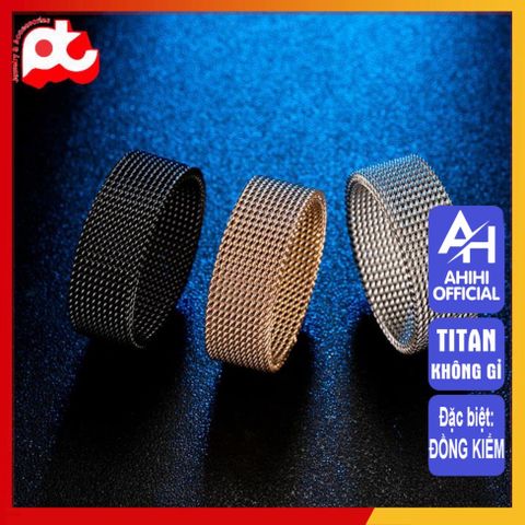 Nhẫn Titan Cao Cấp Nam Nữ - Phong Cách Hiện Đại, Chống Gỉ, Chống Trầy Xước - Trang Sức Unisex Mạnh Mẽ, Sang Trọng