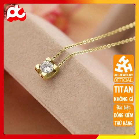Dây Chuyền Nữ Titan Cao Cấp - Sang Trọng, Bền Bỉ, An Toàn Cho Da - Phụ Kiện Thời TrangKhông Đen, Nhiều Màu Sắc