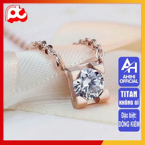 Dây Chuyền Nữ Titan Cao Cấp - Sang Trọng, Bền Bỉ, An Toàn Cho Da - Phụ Kiện Thời TrangKhông Đen, Nhiều Màu Sắc