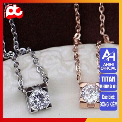 Dây Chuyền Nữ Titan Cao Cấp - Sang Trọng, Bền Bỉ, An Toàn Cho Da - Phụ Kiện Thời TrangKhông Đen, Nhiều Màu Sắc