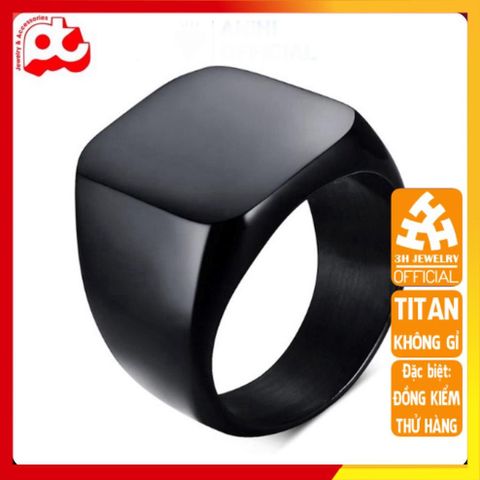 Nhẫn Nam Titan Cao Cấp - Phong Cách Mạnh Mẽ, Hiện Đại, Chống Gỉ, An Toàn Cho Da - Quà Tặng Đặc Biệt Cho Nam