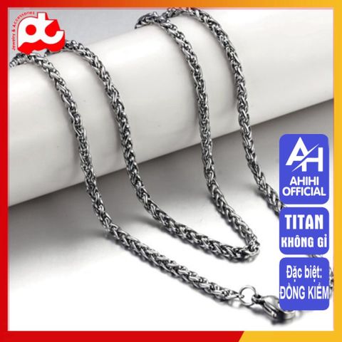 Dây Chuyền Nam Titan Cao Cấp - Phong Cách Mạnh Mẽ và Đẳng Cấp, Chất Liệu Không Gỉ, An Toàn Cho Da, Phù Hợp Mọi Trang Phục