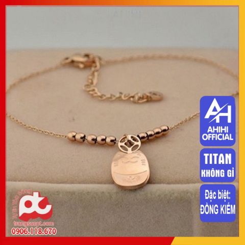 Lắc Chân Nữ Titan Cao Cấp - Thiết Kế Thanh Lịch, Bền Bỉ, An Toàn cho Da - Phụ Kiện Thời Trang Nữ Tôn Vẻ Đẹp Chân
