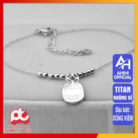 Lắc Chân Nữ Titan Cao Cấp - Thiết Kế Thanh Lịch, Bền Bỉ, An Toàn cho Da - Phụ Kiện Thời Trang Nữ Tôn Vẻ Đẹp Chân