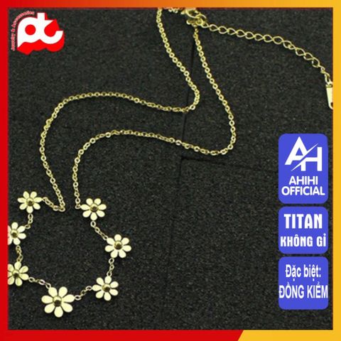 Dây Chuyền Nữ Titan Cao Cấp - Sang Trọng, Tinh Tế, Kháng Oxy Hóa, Không Đen, An Toàn Cho Da - Phụ Kiện Thời Trang Nữ 3H JEWELRY
