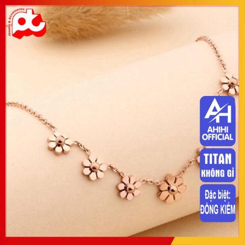 Dây Chuyền Nữ Titan Cao Cấp - Sang Trọng, Tinh Tế, Kháng Oxy Hóa, Không Đen, An Toàn Cho Da - Phụ Kiện Thời Trang Nữ 3H JEWELRY